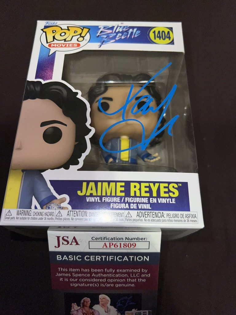 Xolo Mariduena Signed Official Jaime Reyes Funko Pop Blue Beetle JSA Auth