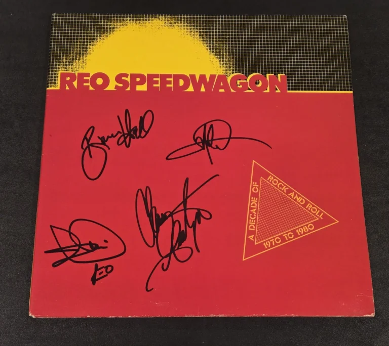 REO SPEEDWAGON signed autographed 