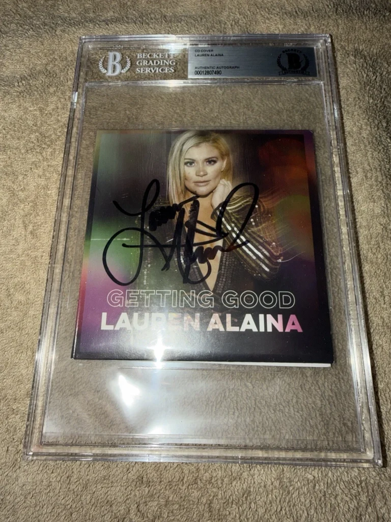 Lauren Alaina Signed Getting Good CD Booklet Superstar Beckett Encap #2