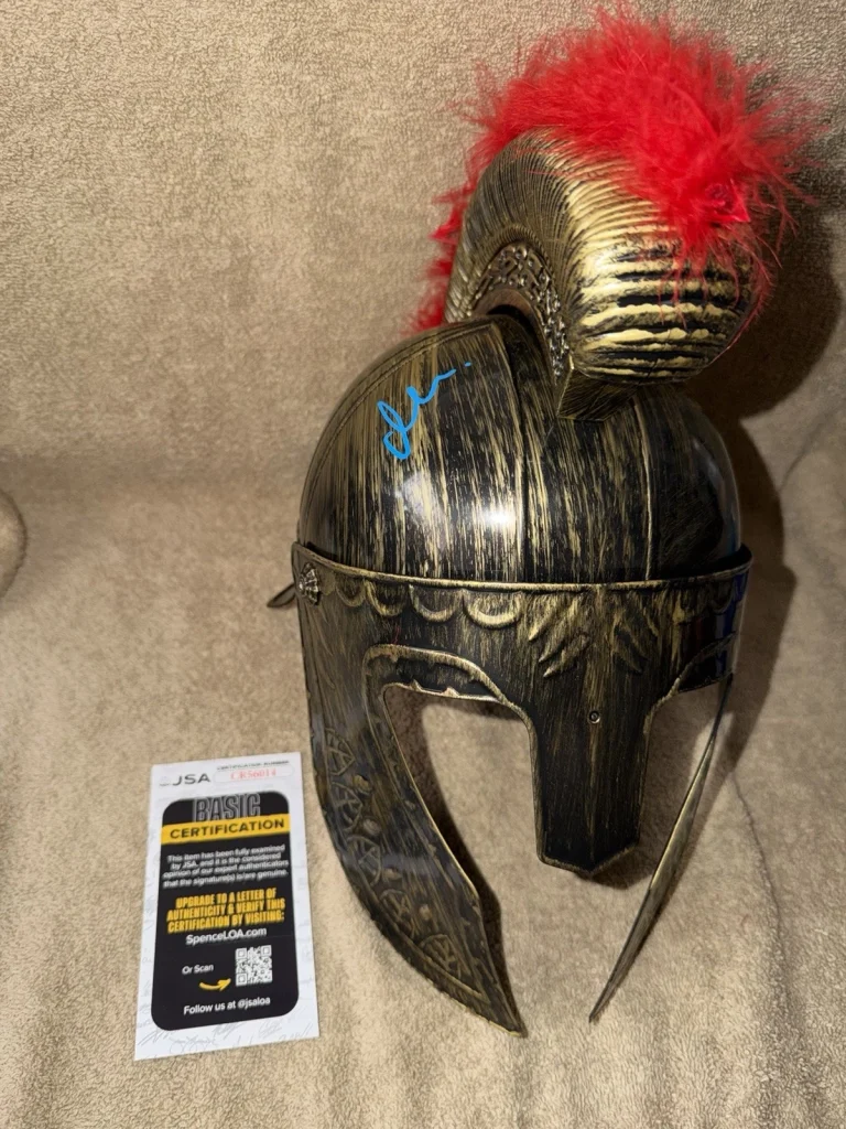 Matt Damon Signed Full Size Odysseus Helmet The Odyssey Star IMAX JSA Auth #2
