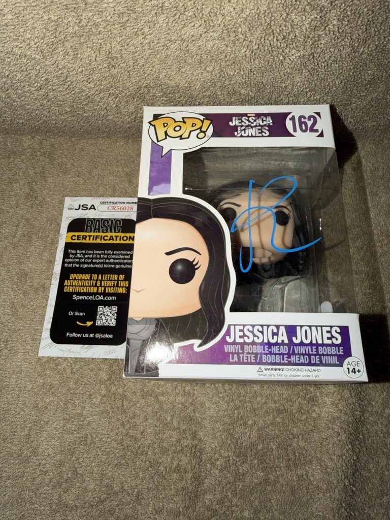 Krysten Ritter Signed Official Jessica Jones Funko Pop Marvel Legend JSA Auth