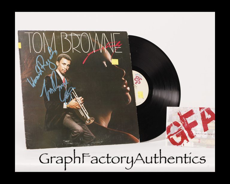 Tom Browne *YOURS TRULY* Signed Record Album - Jazz Legend T2 COA GFA