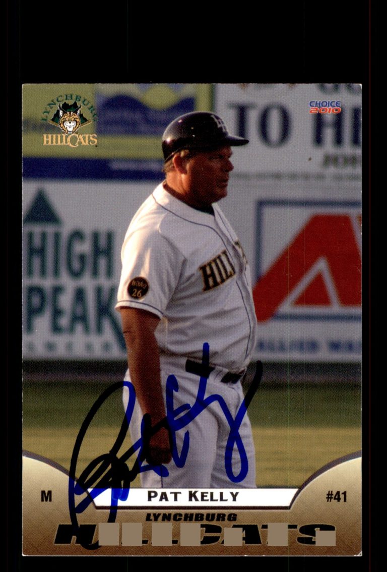 Signed Baseball Card Auto Pat Kelly 2010 Choice Lynchburg Hillcats