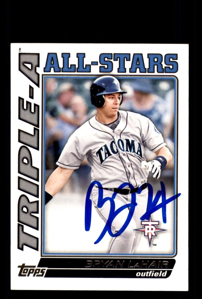 Signed Baseball Card Auto Bryan LaHair 2010 Topps Pro Debut #TA-20 Rainiers