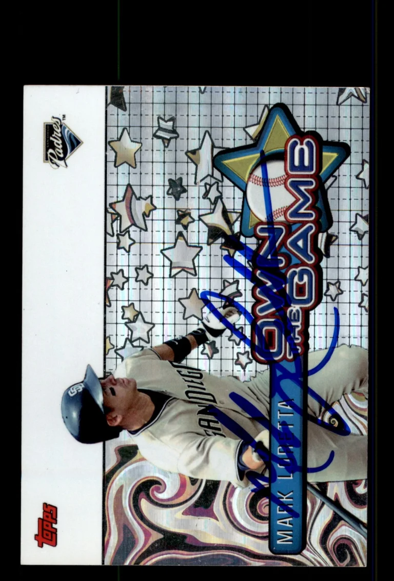 Signed Baseball Card Auto Mark Loretta 2005 Topps #OG25 San Diego Padres