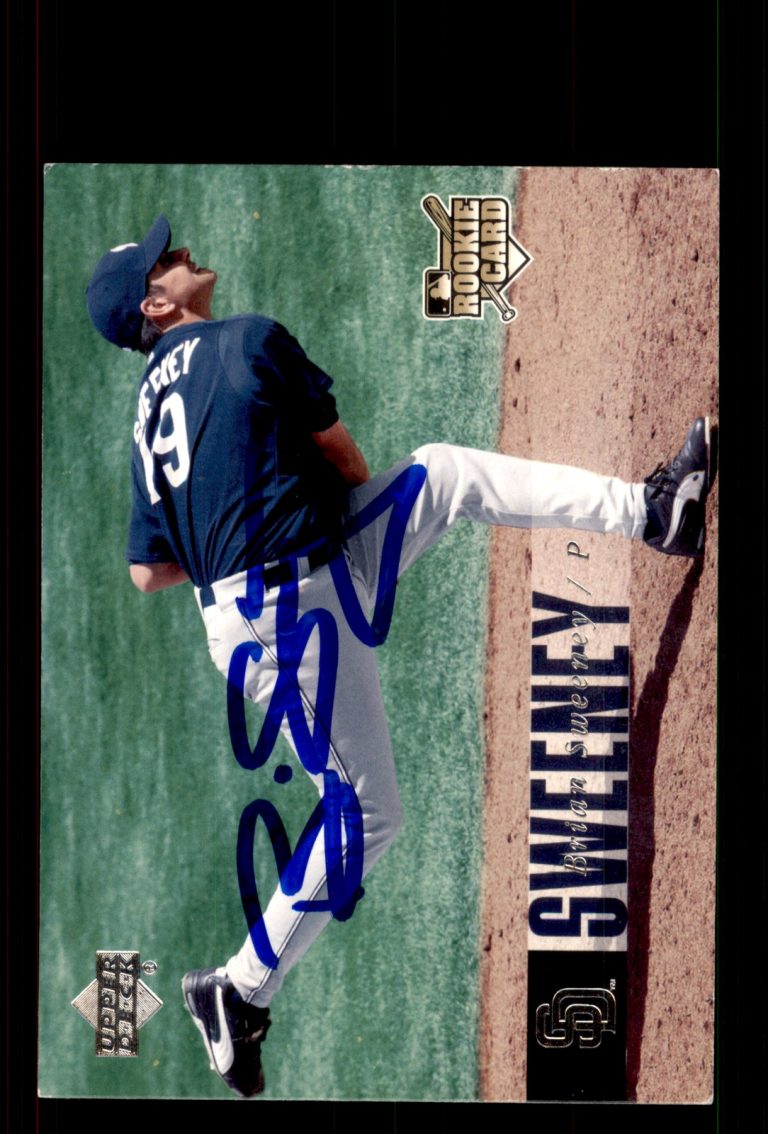 Signed Baseball Card Auto Brian Sweeney 2006 Upper Deck #769 San Diego Padres