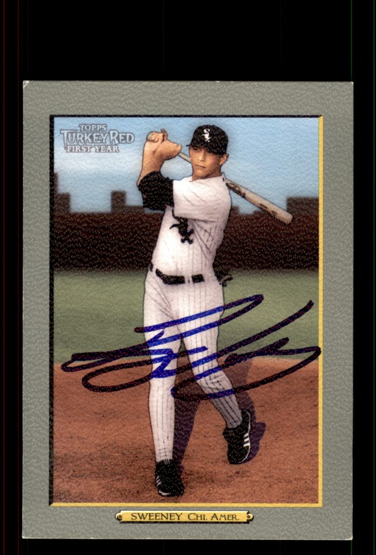 Signed Baseball Card Auto Ryan Sweeney 2005 Topps Turkey Red #288 White Sox