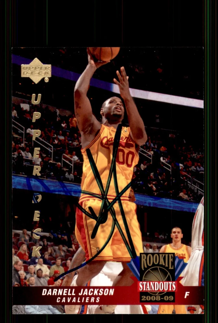 Signed Basketball Card Auto Darnell Jackson 2008-09 Upper Deck Lineage #RS-35