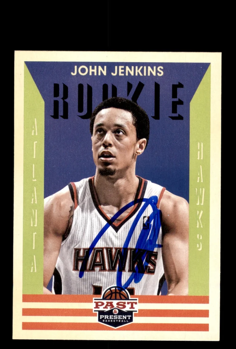 Signed Basketball Card Auto John Jenkins 2012-13 Panini Past & Present #208