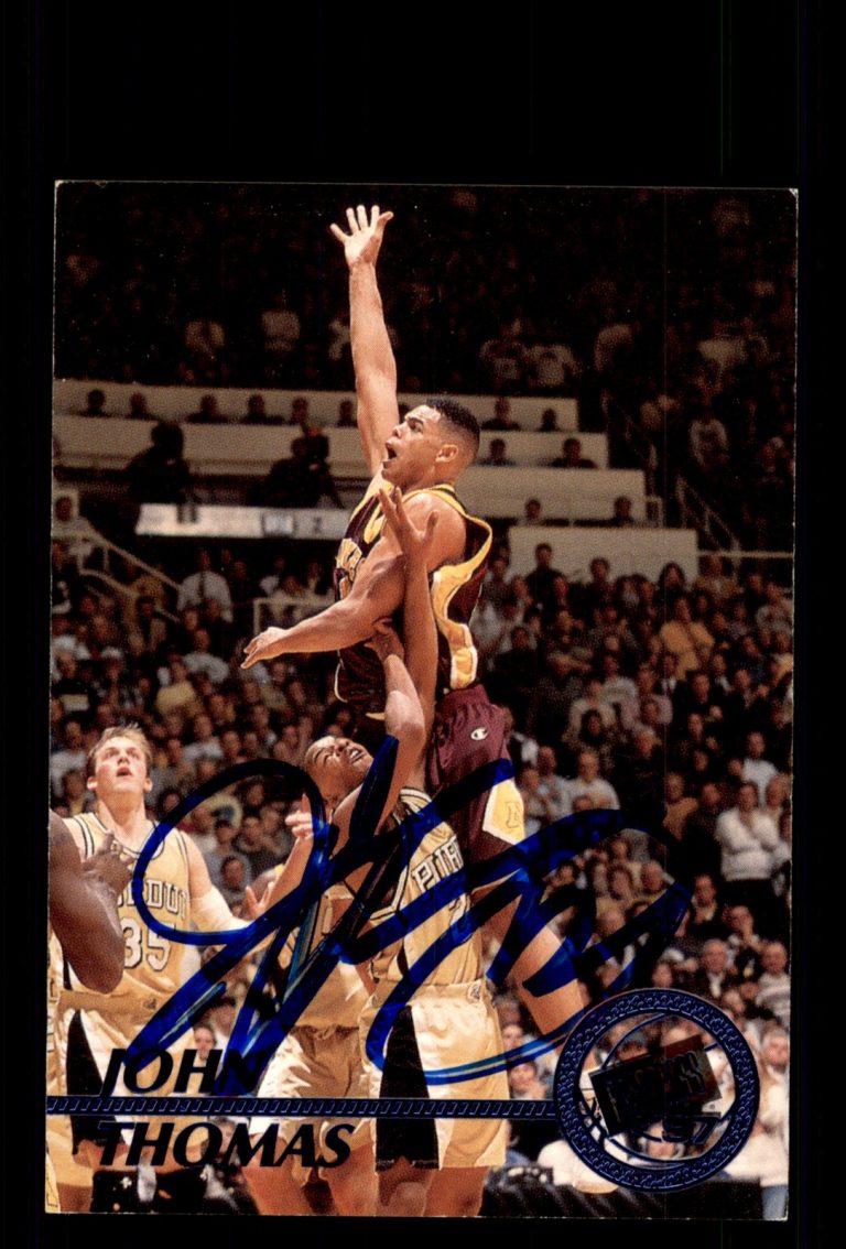 Signed Basketball Card Auto John Thomas 1997 Press Pass #23 Minnesota