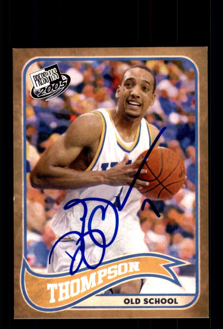 Signed Basketball Card Auto Dijon Thompson 2005 Press Pass #OS20/25 UCLA Bruins