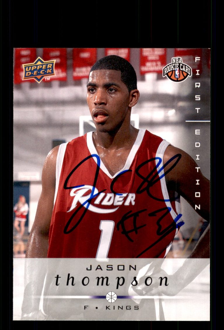 Signed Basketball Card Auto Jason Thompson 2008-09 Upper Deck First Edition #228