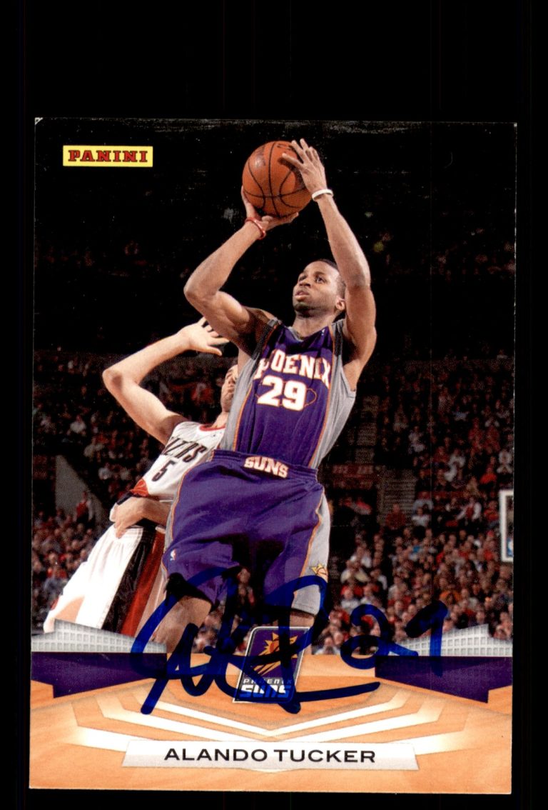 Signed Basketball Card Auto Alando Tucker 2009-10 Panini #279 Phoenix Suns