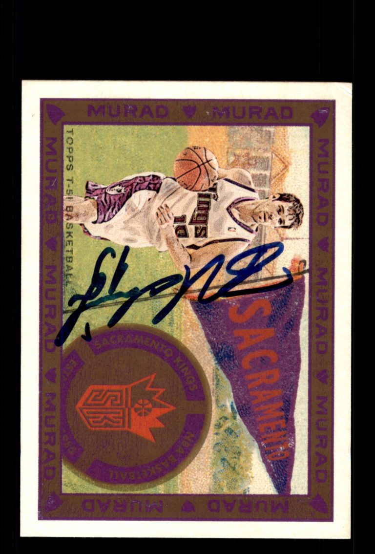 Signed Basketball Card Auto Beno Udrih 2008-09 Topps T-51 Murad #228 Kings