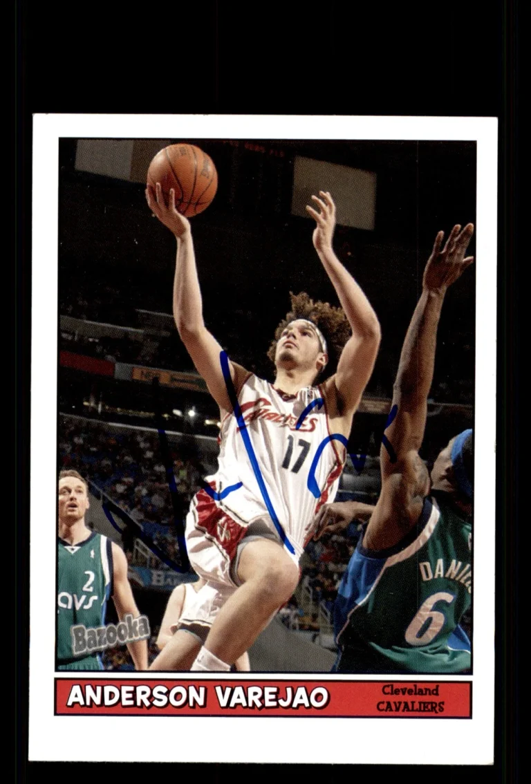 Signed Basketball Card Auto Anderson Varejao 2005-06 Bazooka #92 Cavaliers