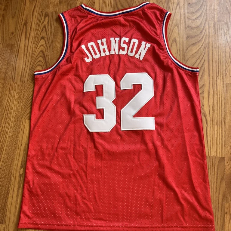 MAGIC JOHNSON ALL STAR GAME JERSEY BASKETBALL LEGEND HALL OF FAMER LAKERS