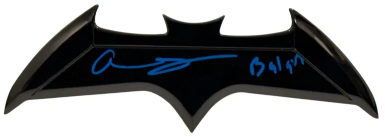 Alicia Silverstone Signed Batarang Batman & Robin Authentic Autograph Beckett