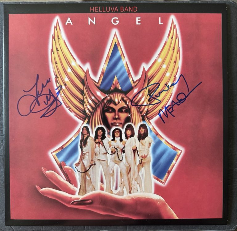ANGEL SIGNED VINYL HELLUVA BAND FRANK DIMINO PUNKY MEADOWS AUTOGRAPH RED 50Th
