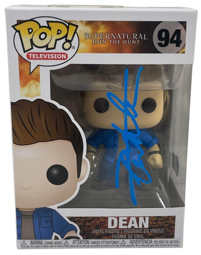 Jensen Ackles Signed Dean Funko Supernatural Authentic Autograph Beckett