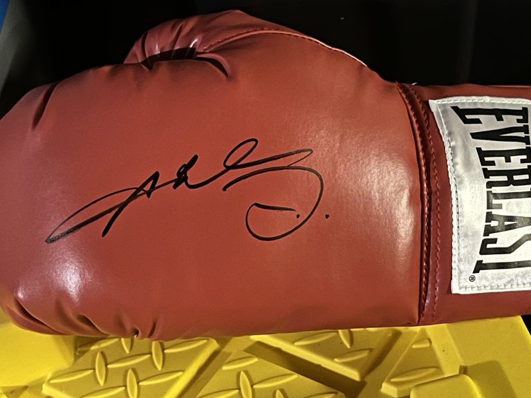 SUGAR RAY LEONARD SIGNED AUTOGRAPHED BOXING HOF GLOVE JSA COA RARE LEGEND CHAMP
