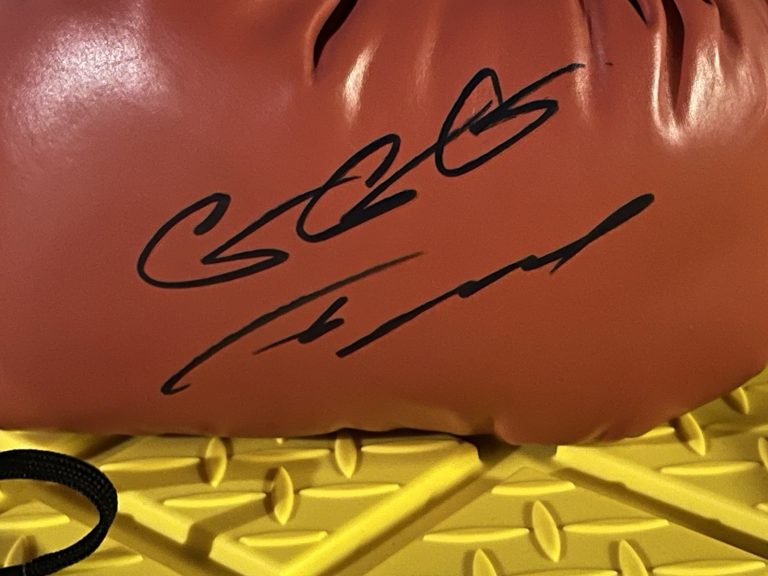 BOXING CHAMPION GENNADY GOLOVKIN TRIPLE G SIGNED AUTOGRAPH GLOVE JSA HOF 26