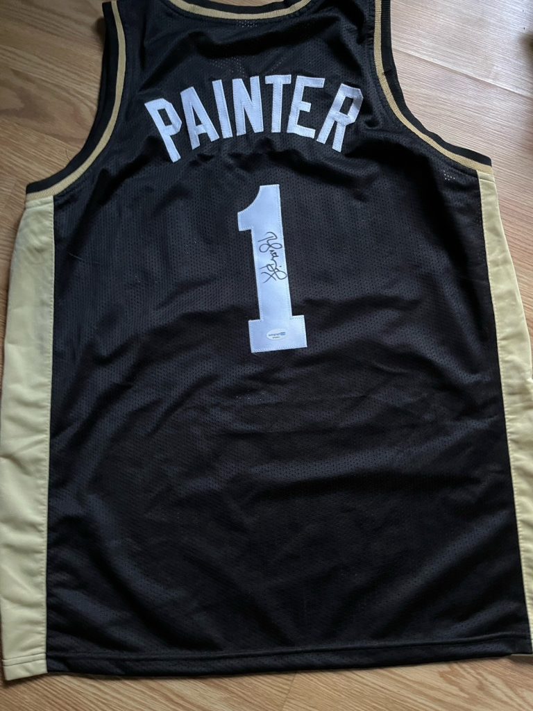 PURDUE BOILERMAKERS-MATT PAINTER SIGNED AUTOGRAPHED JERSEY ACOA  🏀 HEAD COACH