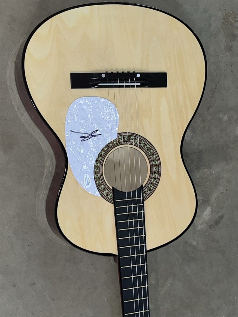 Chase Rice Autographed Signed Acoustic Guitar  ACOA CERTIFIED COUNTRY Rare