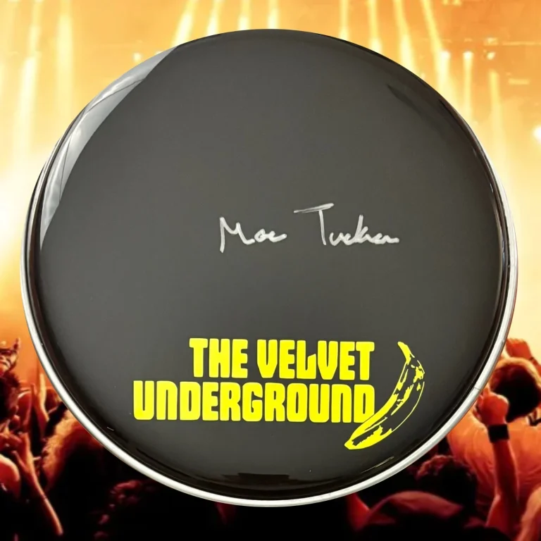 GFA The Velvet Underground Drummer  * MOE TUCKER *  Signed 10