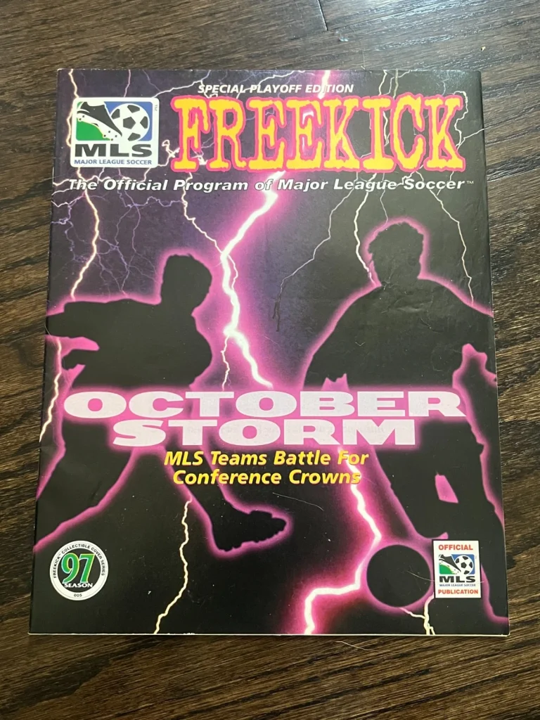 SOCCER PROGRAM MAGAZINE MLS FREEKICK SPECIAL PLAYOFF EDITION 1997