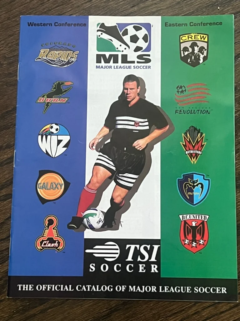SOCCER PROGRAM MAGAZINE MAJOR LEAGUE TSI OFFICIAL CATALOG OF MLS