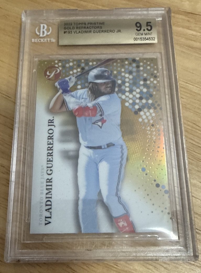 2022 Topps Pristine - Vladimir Guerrero Jr. #193 Gold Refractor 10/50  BGS 9.5
