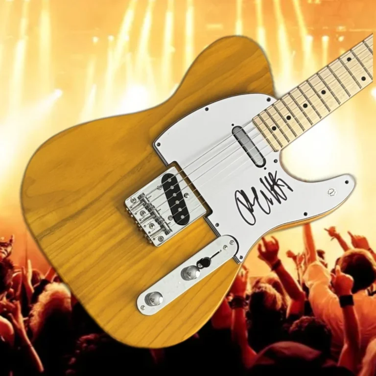 GFA  Hearts on Fire  * JOHN CAFFERTY *  Signed Electric Guitar PROOF COA