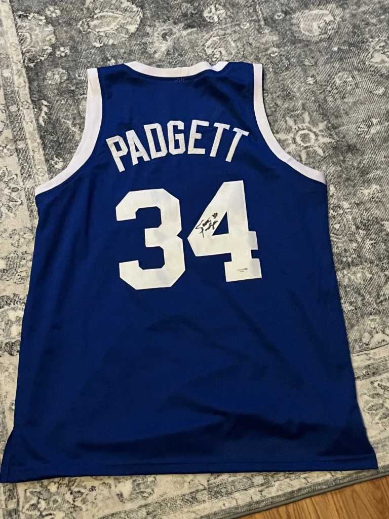 KENTUCKY WILDCATS- SCOTT PADGETT SIGNED AUTOGRAPH JERSEY ACOA  COA RARE XL