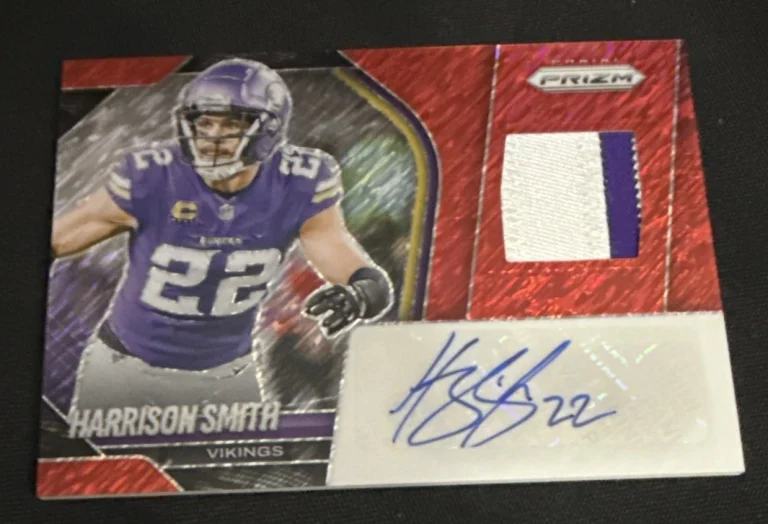 2025 PANINI PRIZM - HARRISON SMITH - RED SHIMMER FOTL PATCH AUTO /35