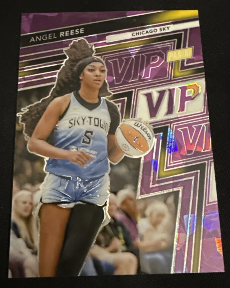 2025 National Convention VIP Gold Pack Purple Sparkle Prizm 48/50 Angel Reese