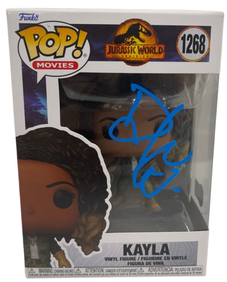 DeWanda Wise Signed Kayla Funko Jurassic World Authentic Autograph Beckett
