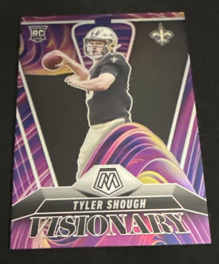 2025 Mosaic Tyler Shough Visionary Case Hit RC Saints  #17