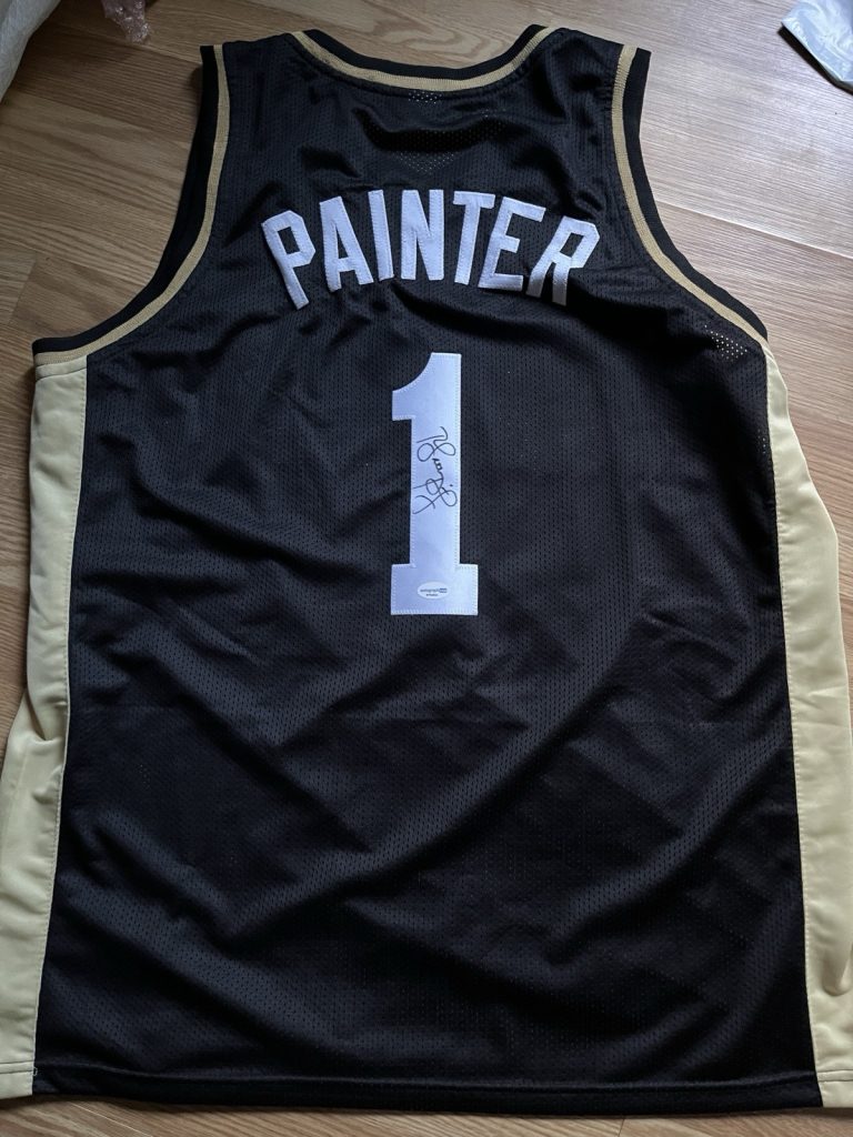 PURDUE BOILERMAKERS-MATT PAINTER SIGNED AUTOGRAPHED JERSEY ACOA  🏀 HEAD COACH
