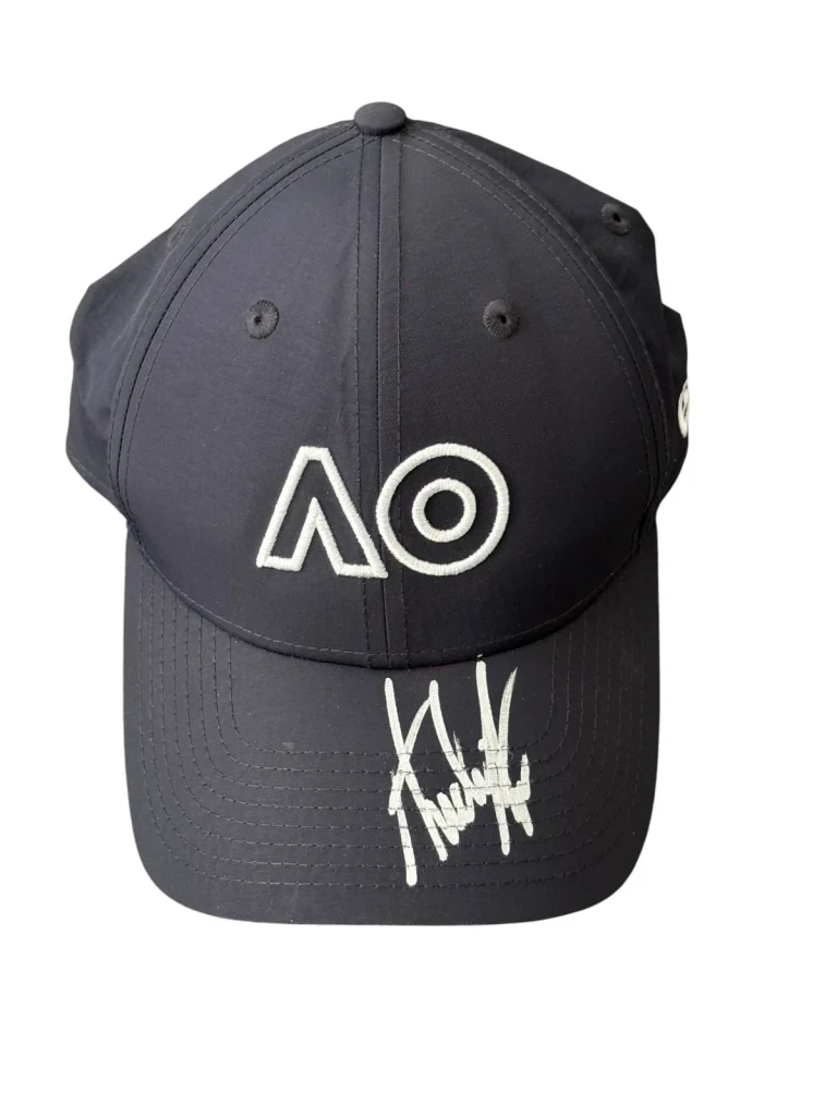 Andre Agassi Signed Autograph Hat Australian Open Tennis Official Beckett BAS