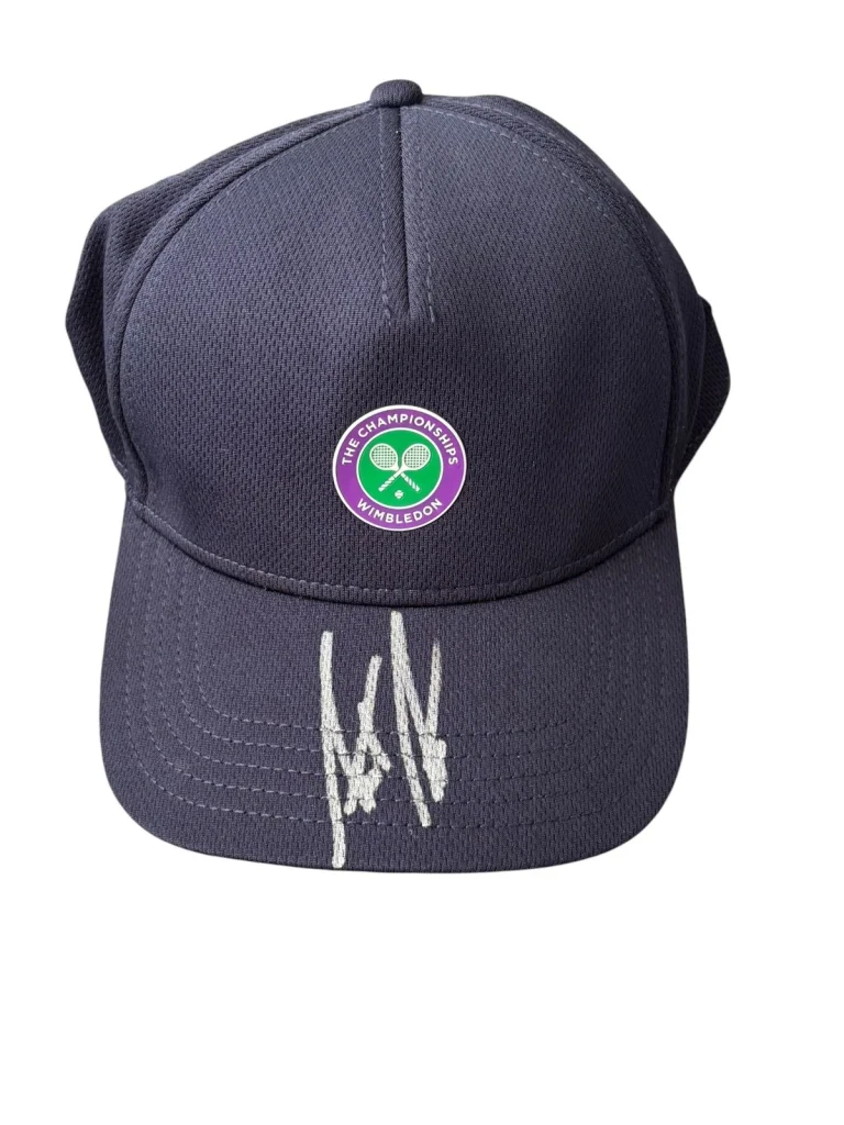 Andre Agassi Signed Autograph Hat Wimbledon Tennis Official Authentic Beckett
