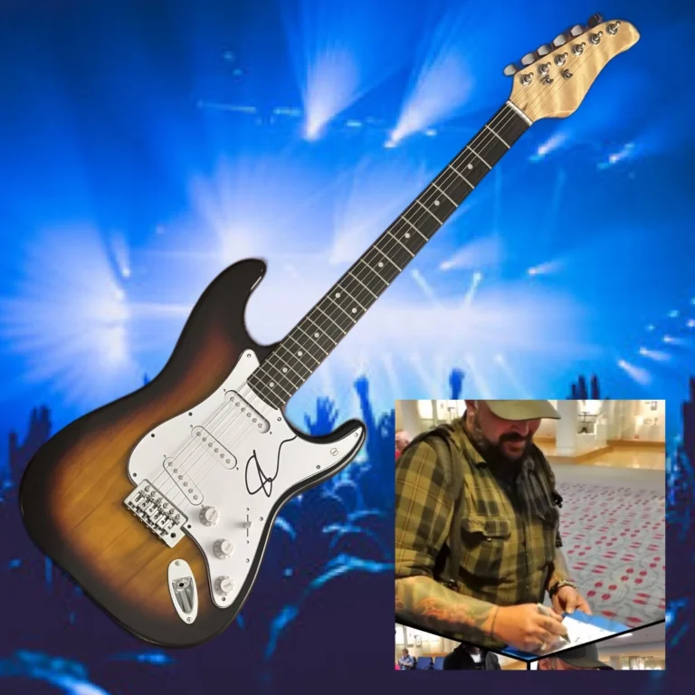 GFA Seether Band Disclaimer  * SHAUN MORGAN *  Signed Electric Guitar PROOF COA
