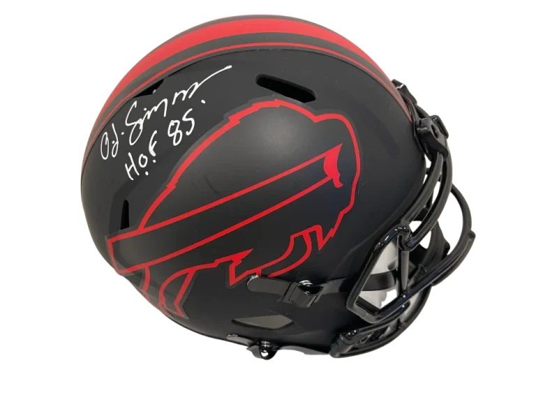 OJ SIMPSON SIGNED BUFFALO BILLS ECLIPSE FULL SIZE AUTOGRAPH HELMET AUTO JSA A