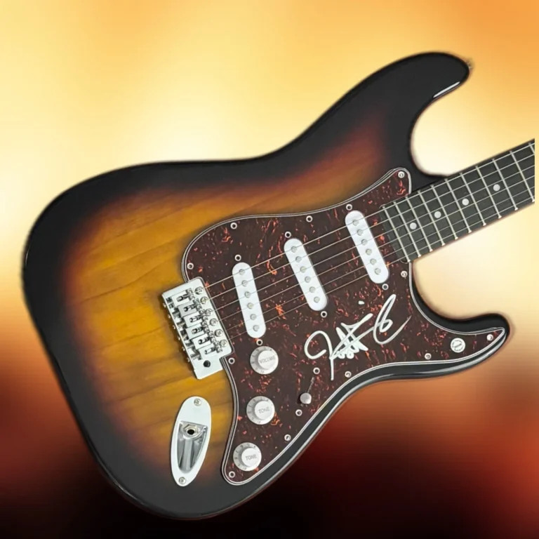 GFA Motion City Soundtrack  * JUSTIN PIERRE *  Signed Electric Guitar COA