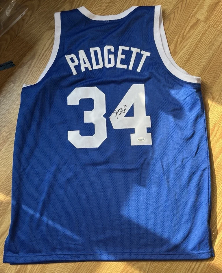 KENTUCKY WILDCATS- SCOTT PADGETT SIGNED AUTOGRAPH JERSEY ACOA  COA RARE XL