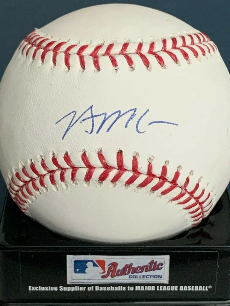 BRIAN MCCANN  HOUSTON ASTROS  MLB AUTHENTICATED   SIGNED OML BASEBALL