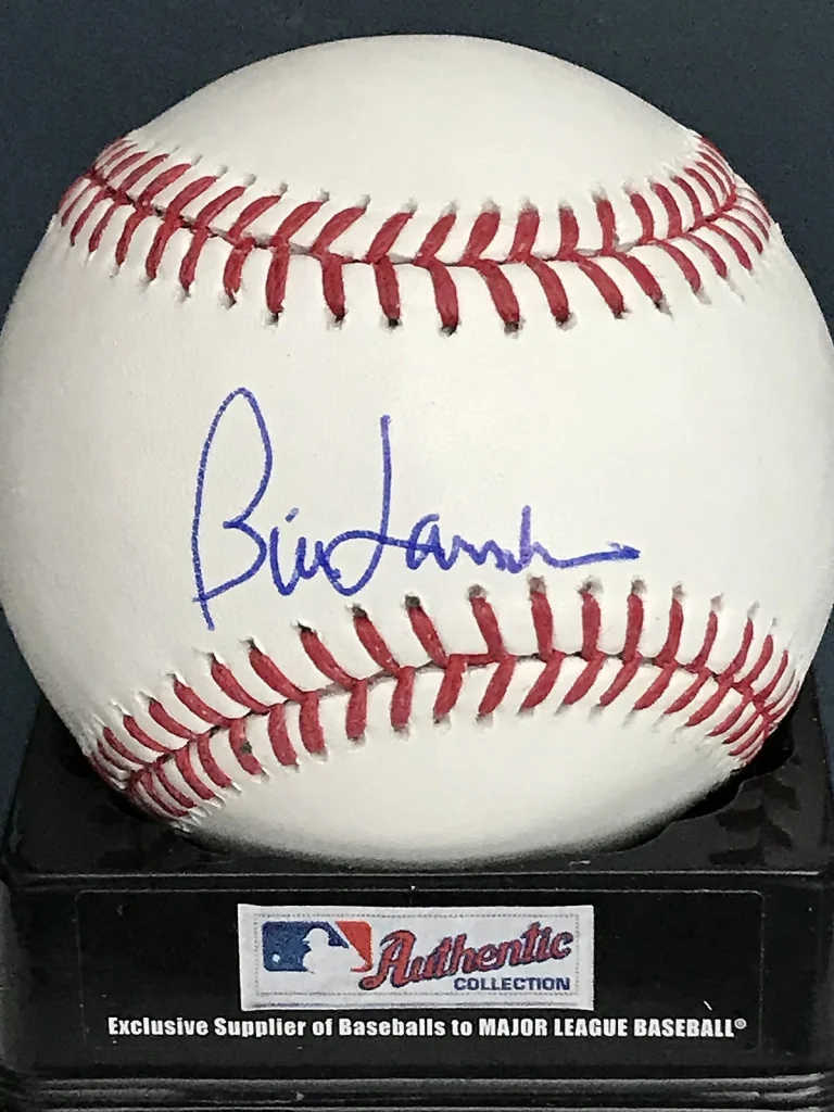 BILL LANDRUM  PITTSBURGH PIRATES  SIGNED OML BASEBALL