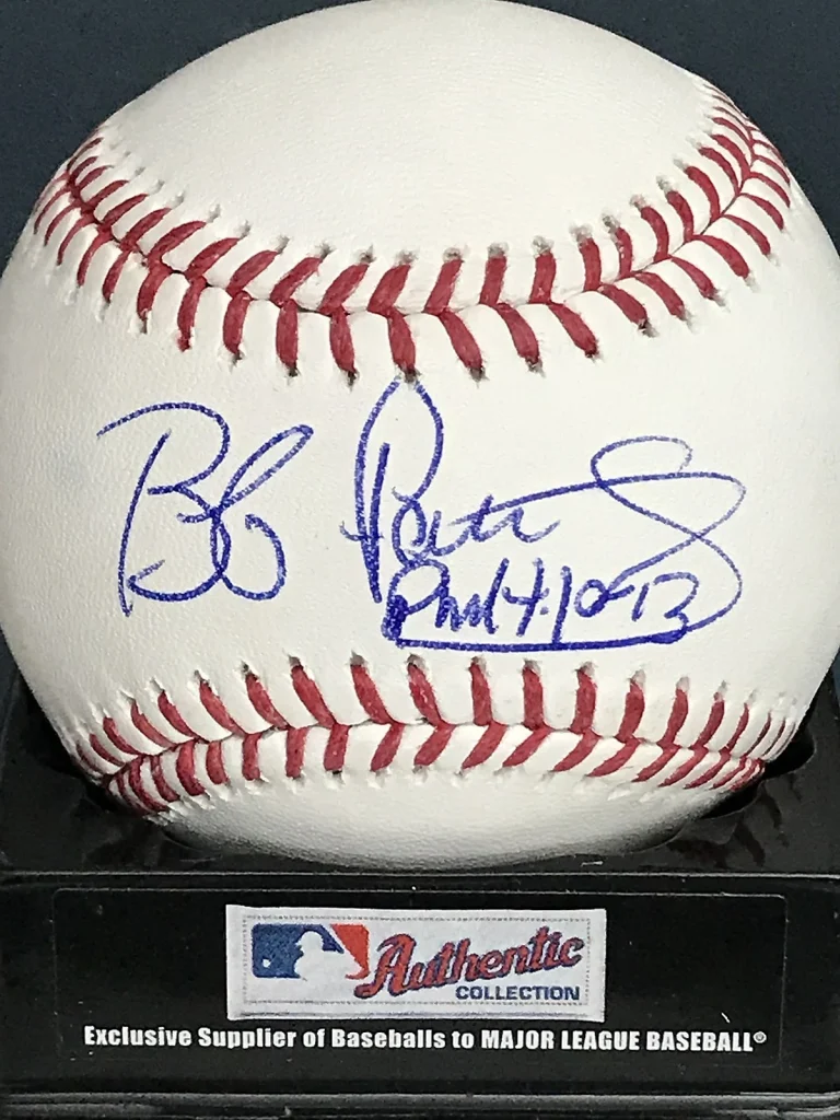 BOB PATTERSON  PITTSBURGH PIRATES  SIGNED OML BASEBALL