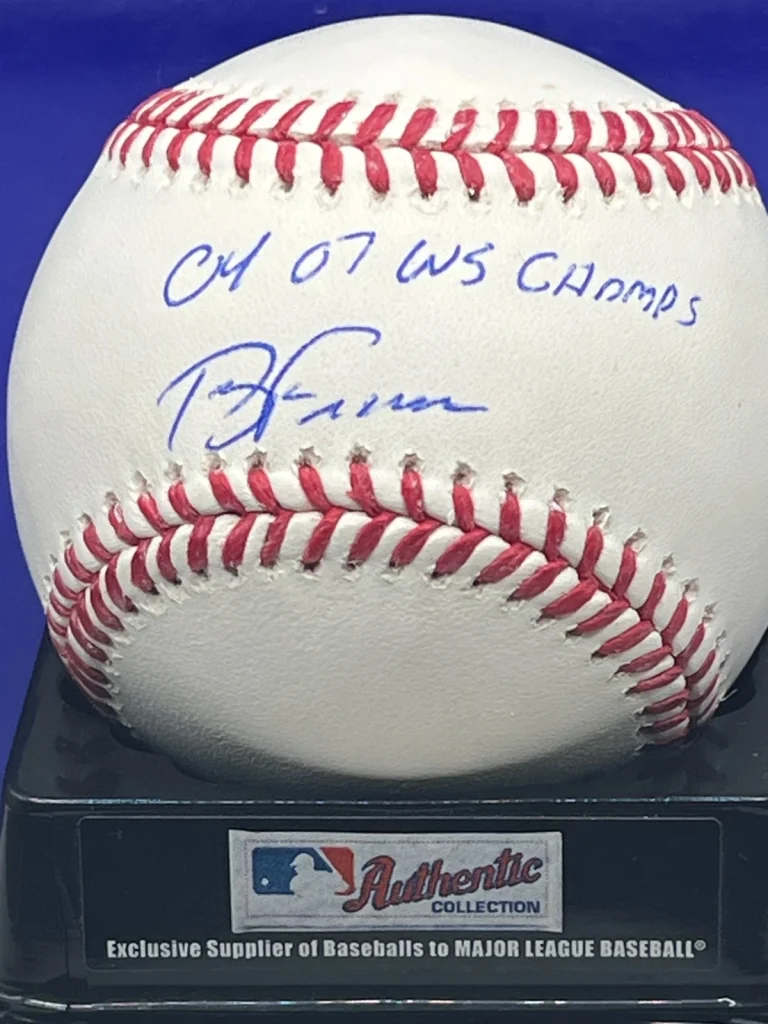 TERRY FRANCONA  BOSTON RED SOX 04, 07 WS CHAMPS BECKETT SIGNED OML BASEBALL