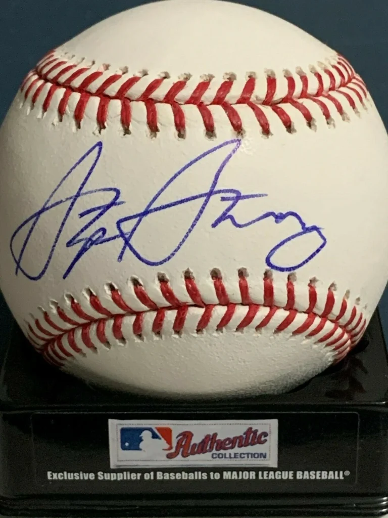 STEPHEN STRASBURG WASHINGTON NATIONALS BECKETT AUTHENTICATED SIGNED OML BASEBALL