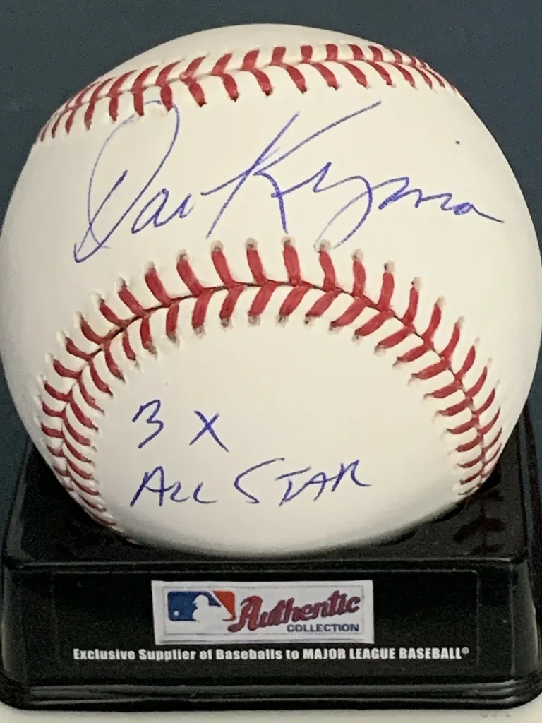 DAVE KINGMAN  NEW YORK METS  3 X ALL STAR  OML BASEBALL